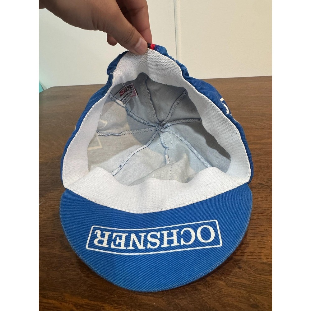 Pace Sportswear Ochsner Cycling Cap Hat Mens One Size Blue Rainbow Stripe USA - Picture 5 of 7